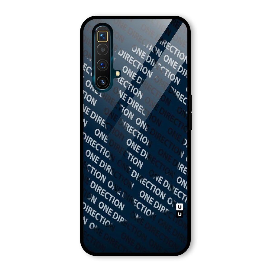 Blue Way Glass Back Case for Realme X3