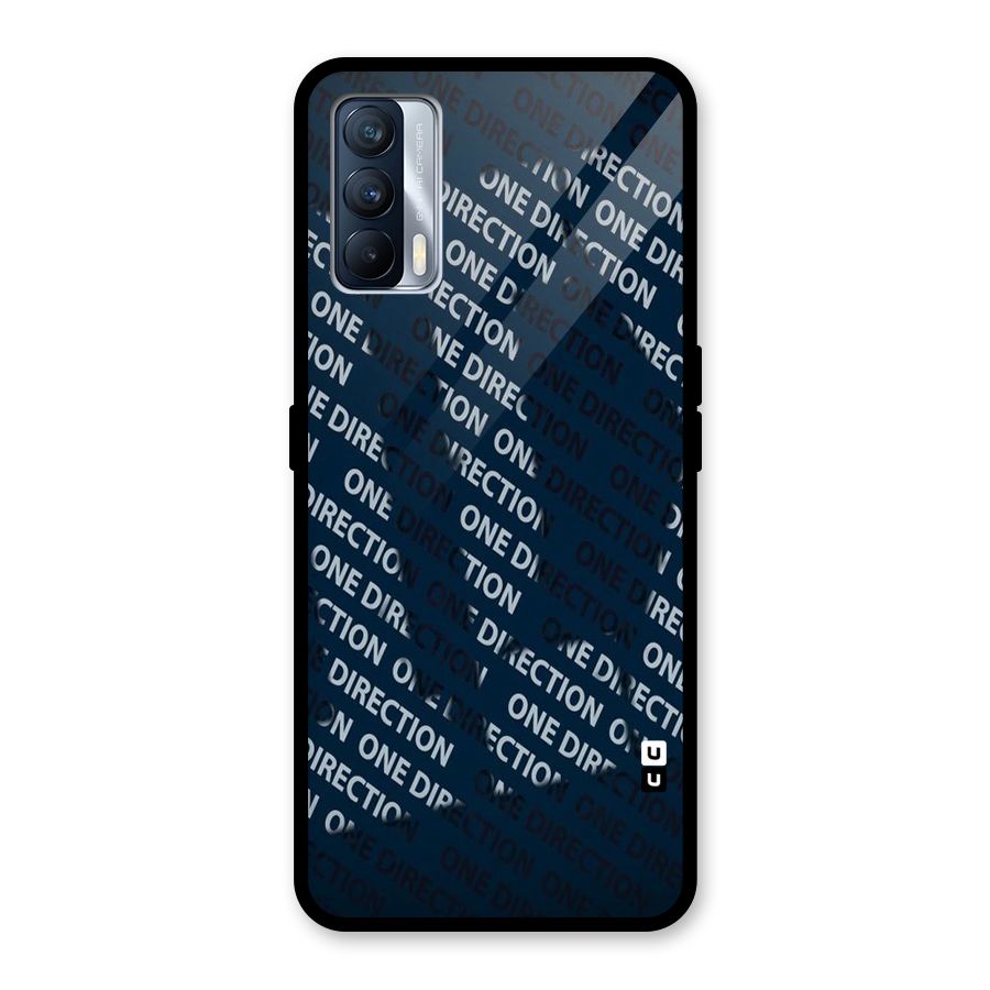 Blue Way Glass Back Case for Realme X7