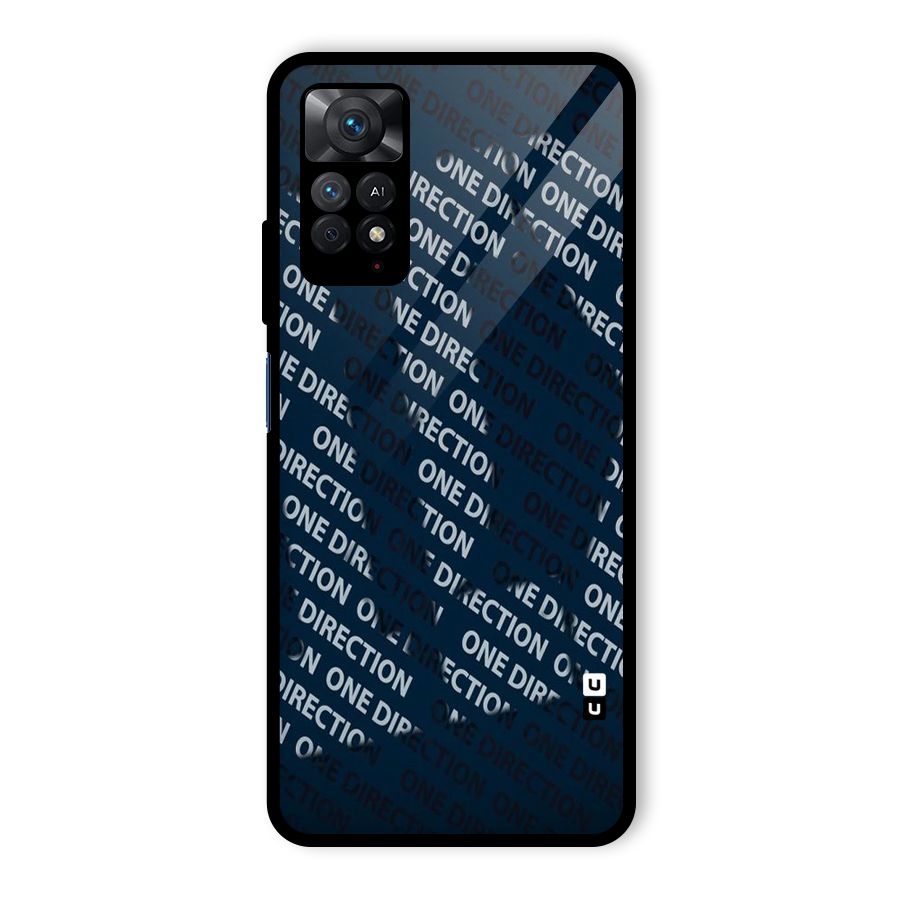 Blue Way Glass Back Case for Redmi Note 11 Pro