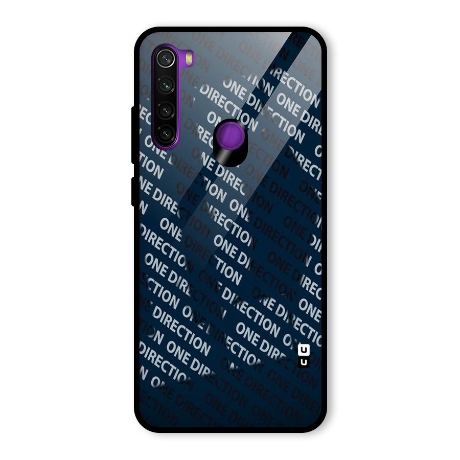 Blue Way Glass Back Case for Redmi Note 8