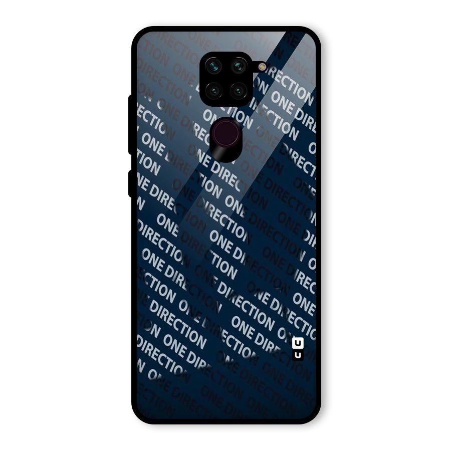 Blue Way Glass Back Case for Redmi Note 9