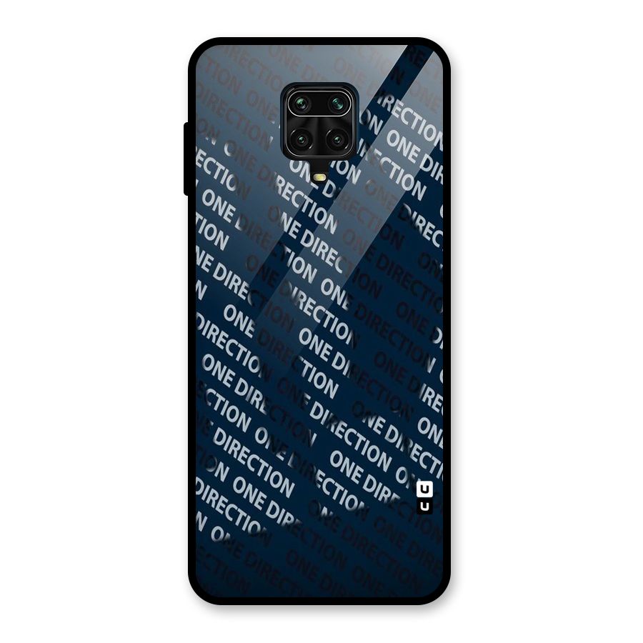 Blue Way Glass Back Case for Redmi Note 9 Pro
