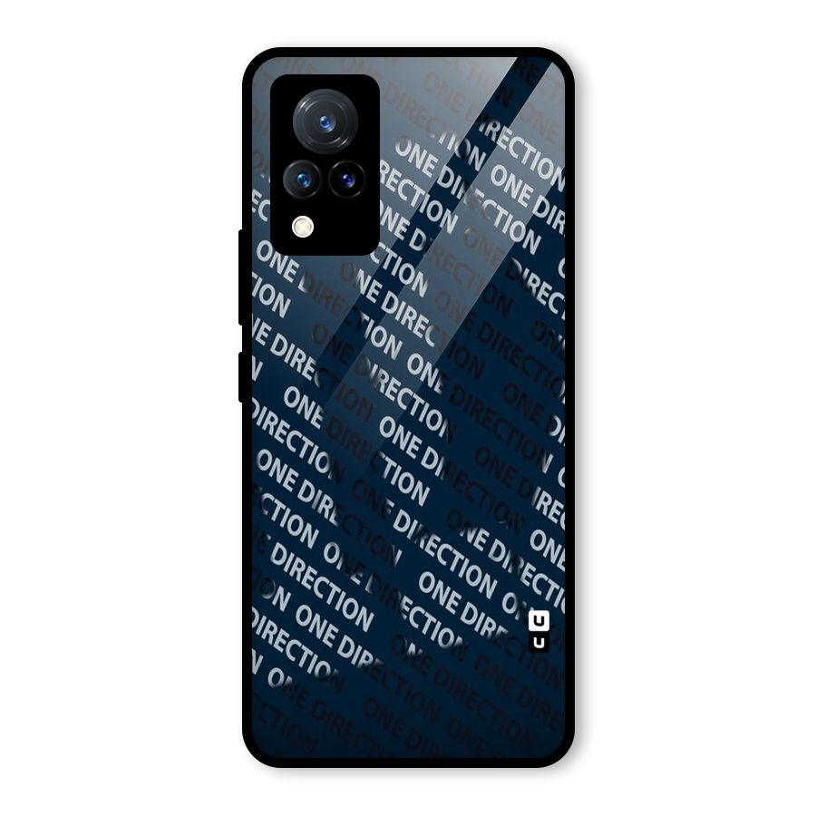 Blue Way Glass Back Case for Vivo V21 5G
