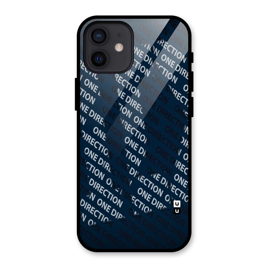 Blue Way Glass Back Case for iPhone 12