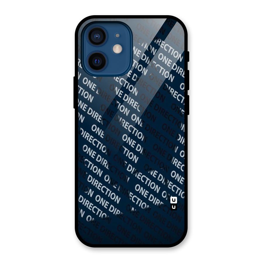 Blue Way Glass Back Case for iPhone 12 Mini