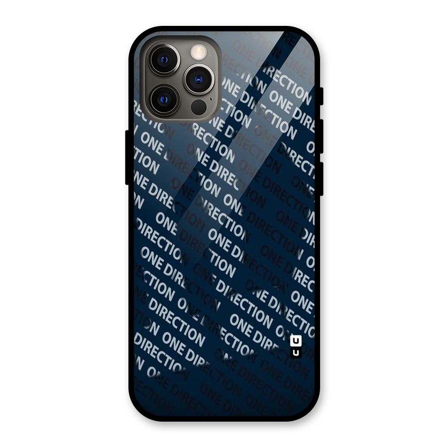 Blue Way Glass Back Case for iPhone 12 Pro