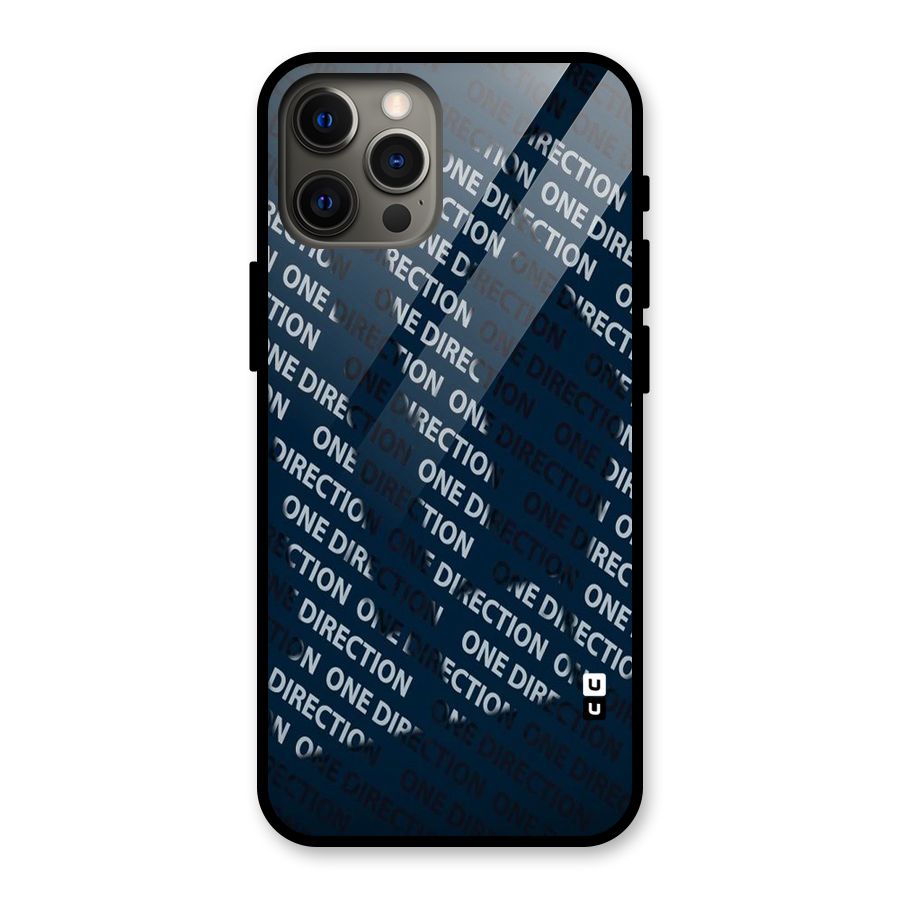 Blue Way Glass Back Case for iPhone 12 Pro Max