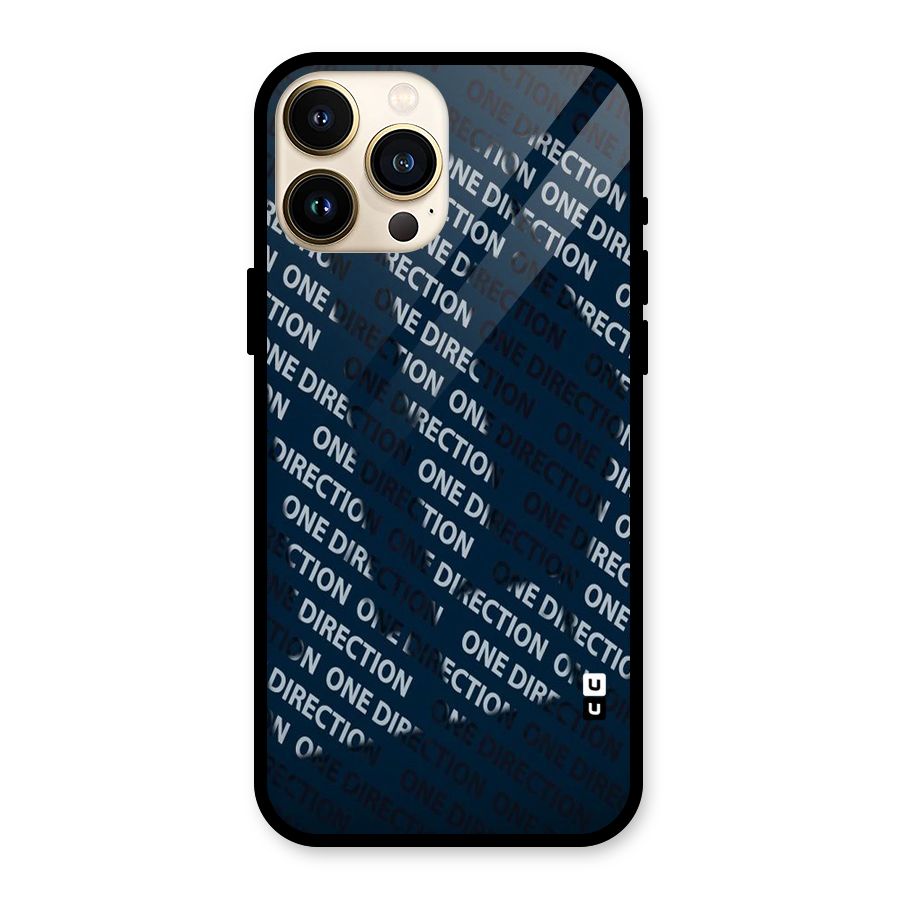 Blue Way Glass Back Case for iPhone 13 Pro Max