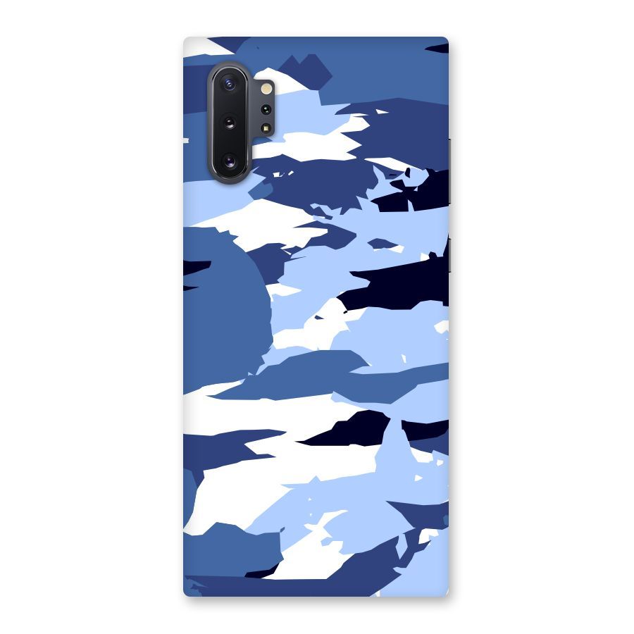 Blue White Canvas Back Case for Galaxy Note 10 Plus