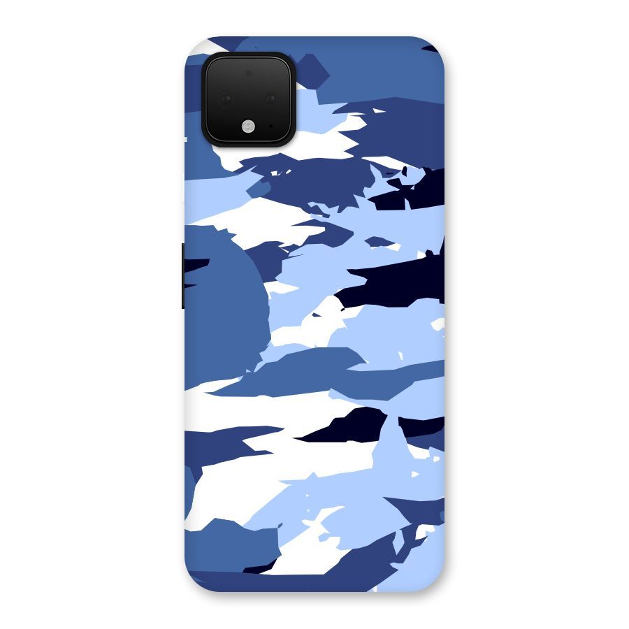 Blue White Canvas Back Case for Google Pixel 4 XL