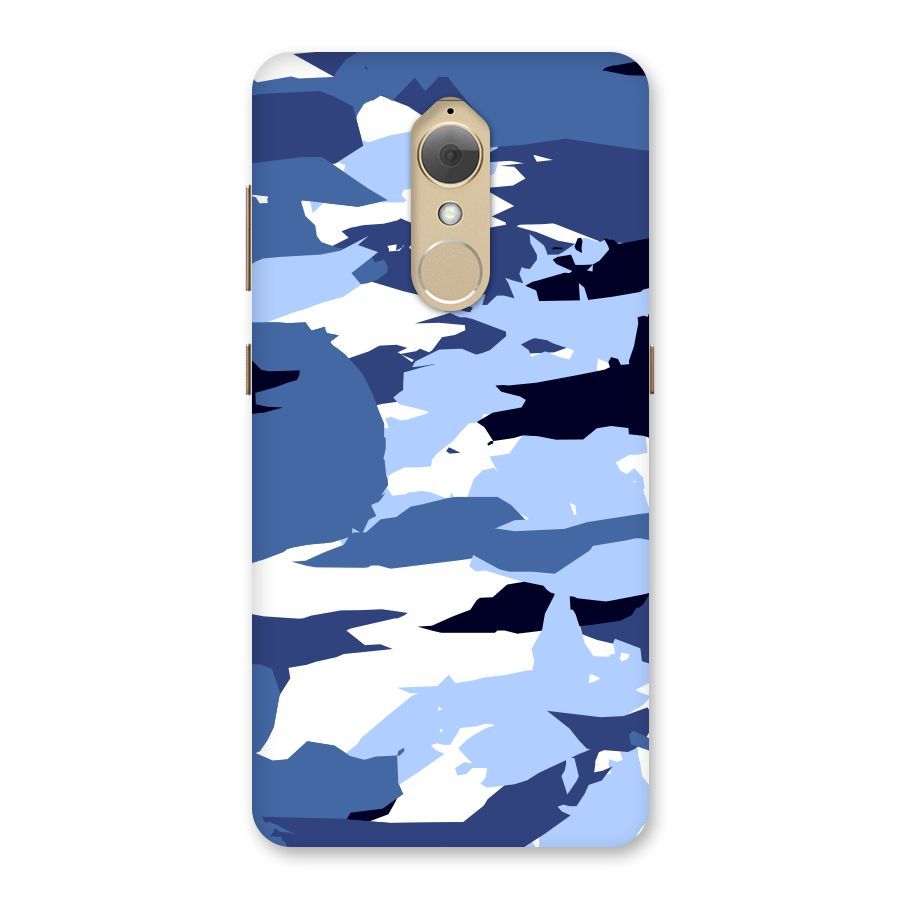 Blue White Canvas Back Case for Lenovo K8