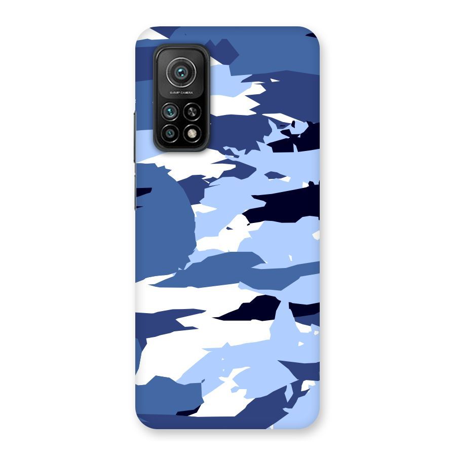Blue White Canvas Back Case for Mi 10T 5G