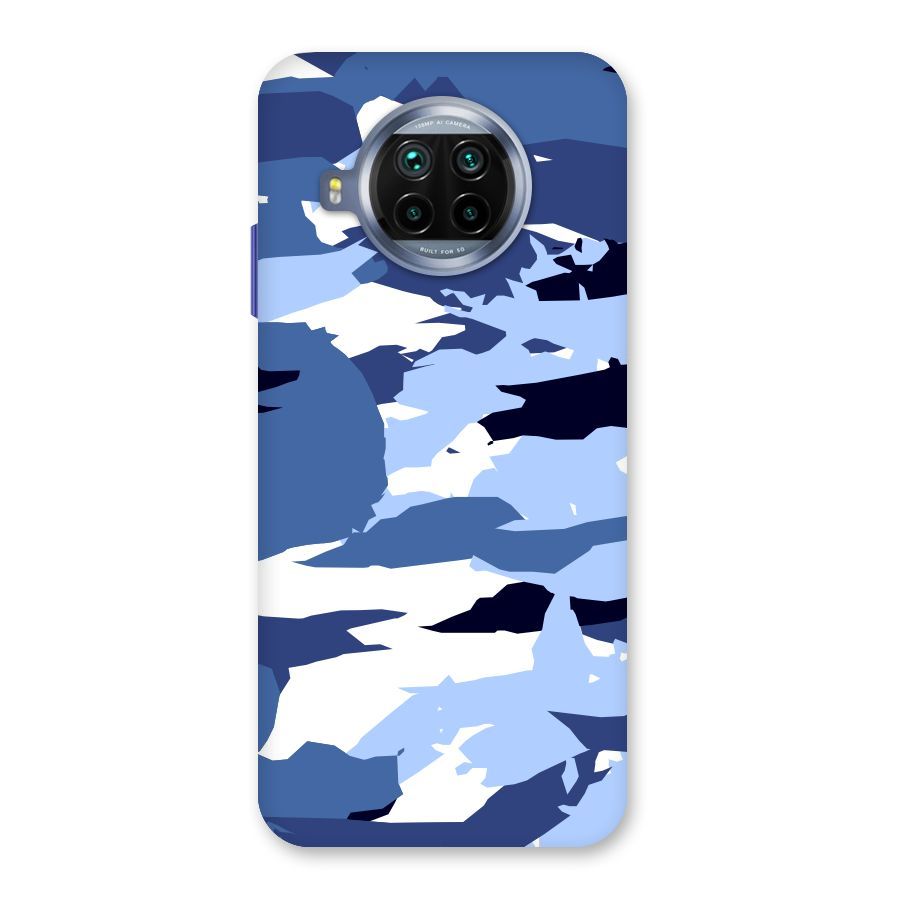 Blue White Canvas Back Case for Mi 10i