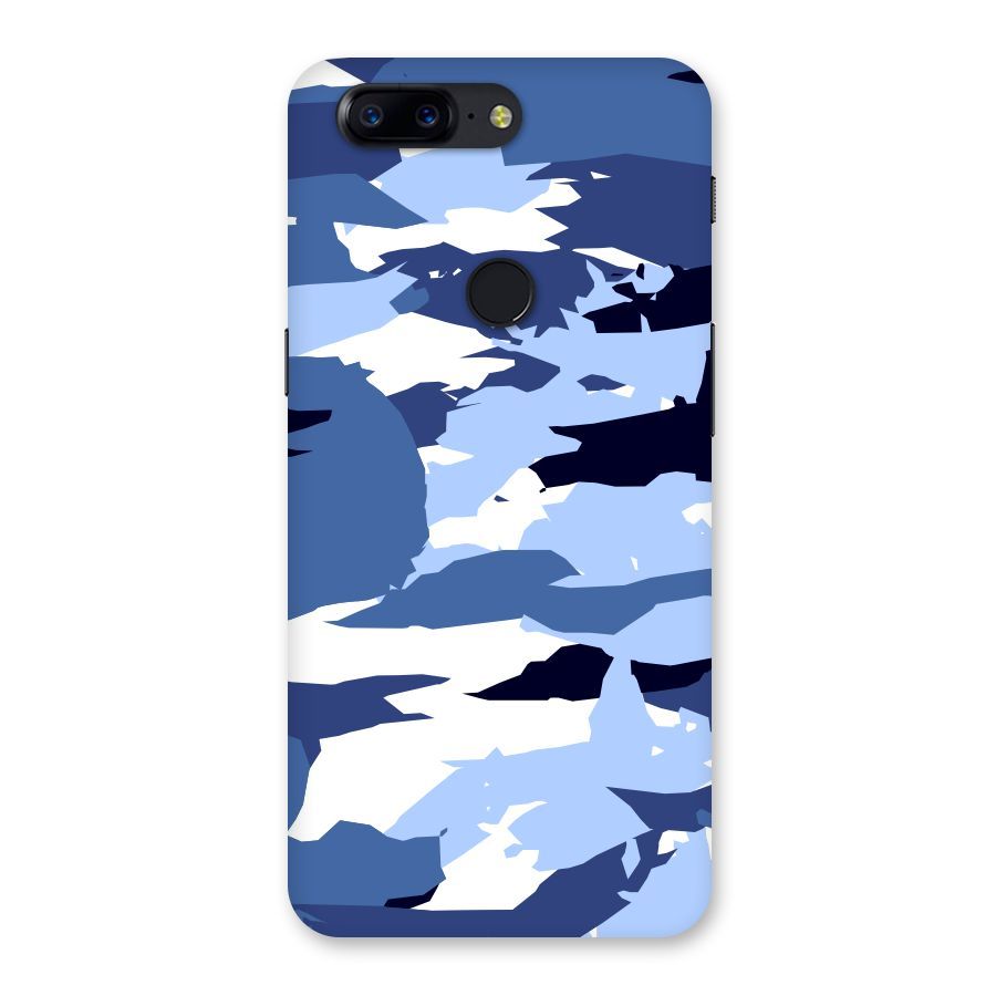 Blue White Canvas Back Case for OnePlus 5T