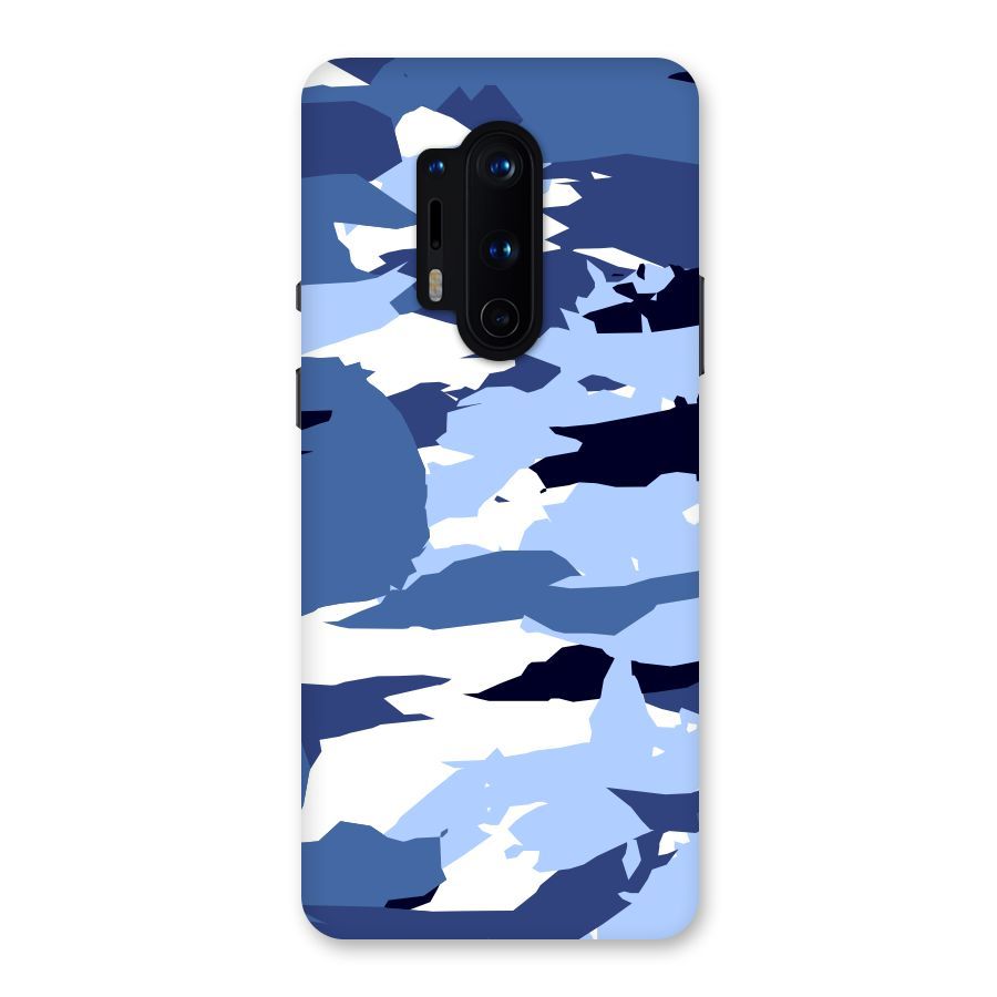 Blue White Canvas Back Case for OnePlus 8 Pro
