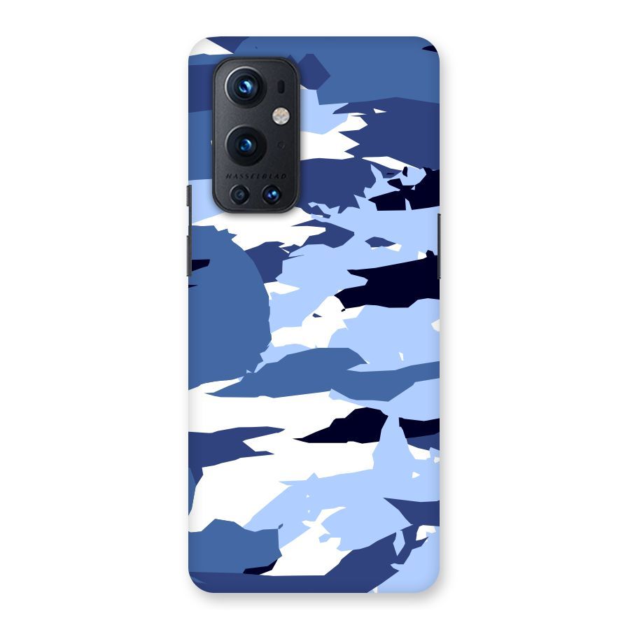 Blue White Canvas Back Case for OnePlus 9 Pro