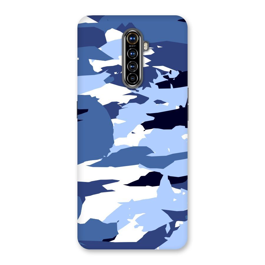 Blue White Canvas Back Case for Realme X2 Pro