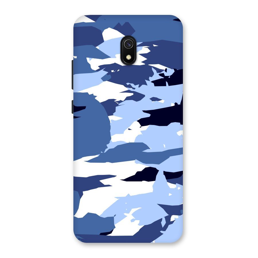 Blue White Canvas Back Case for Redmi 8A