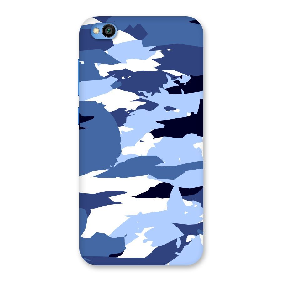 Blue White Canvas Back Case for Redmi Go