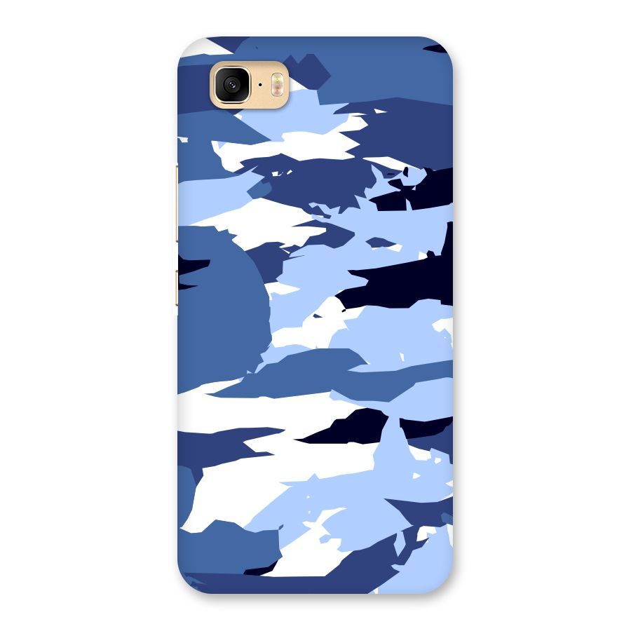 Blue White Canvas Back Case for Zenfone 3s Max