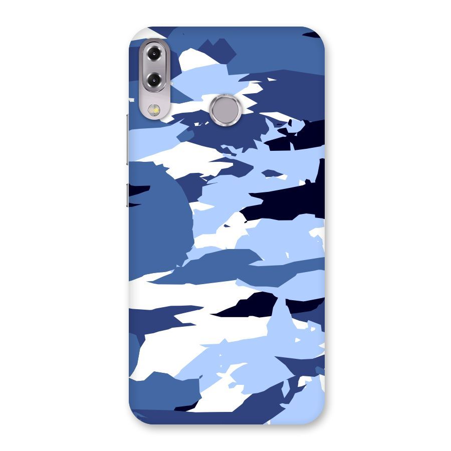 Blue White Canvas Back Case for Zenfone 5Z