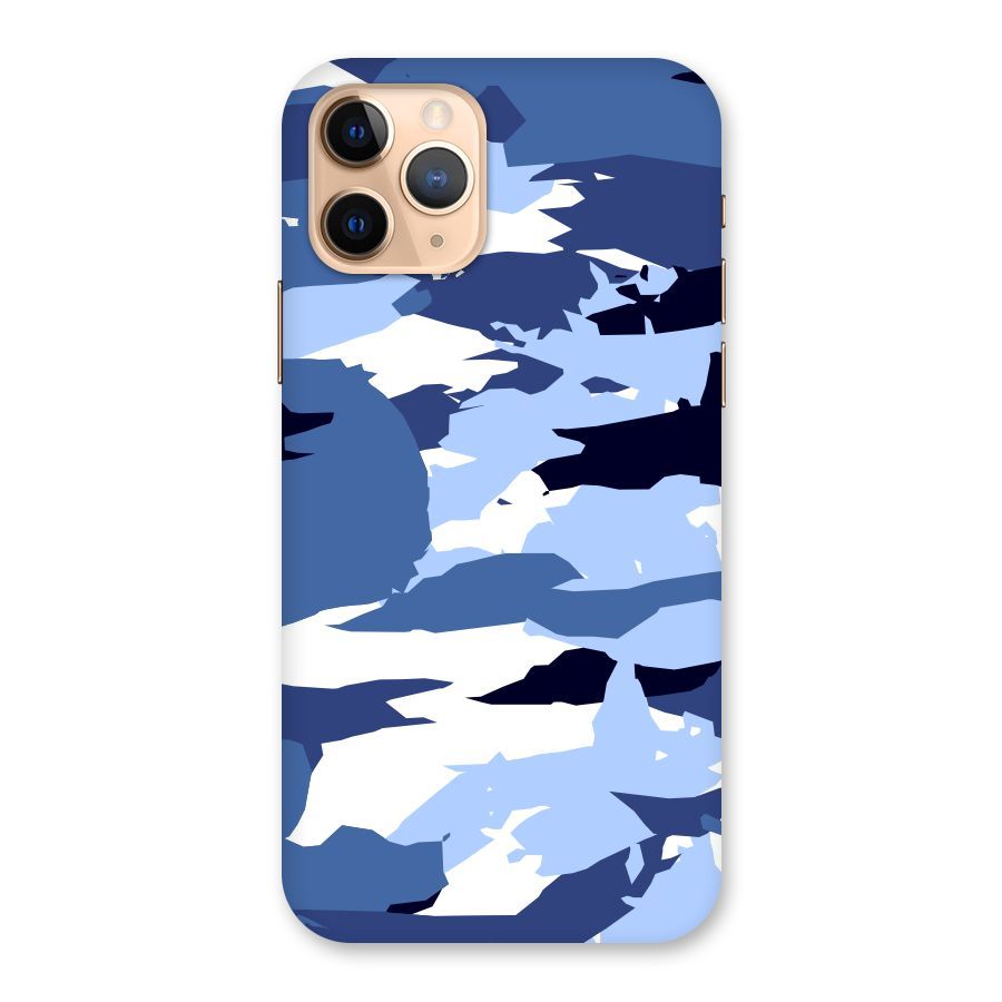 Blue White Canvas Back Case for iPhone 11 Pro
