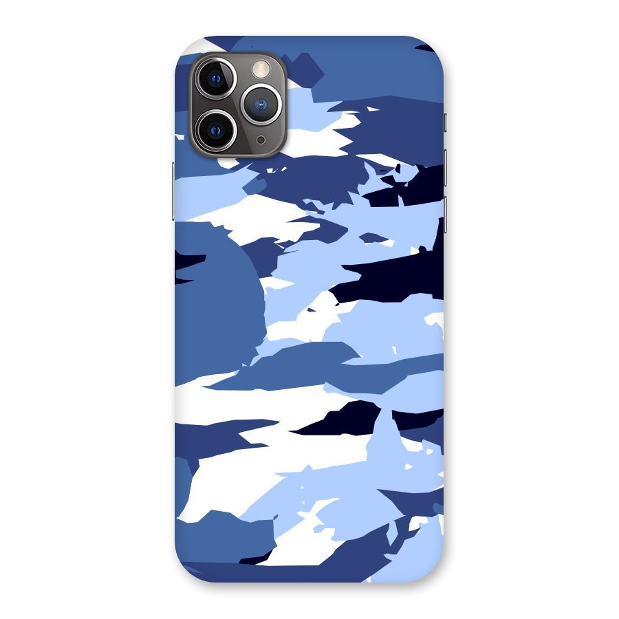 Blue White Canvas Back Case for iPhone 11 Pro Max