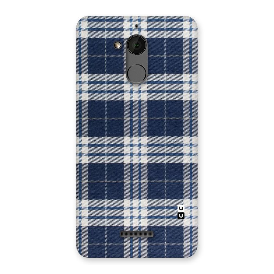 Blue White Check Back Case for Coolpad Note 5