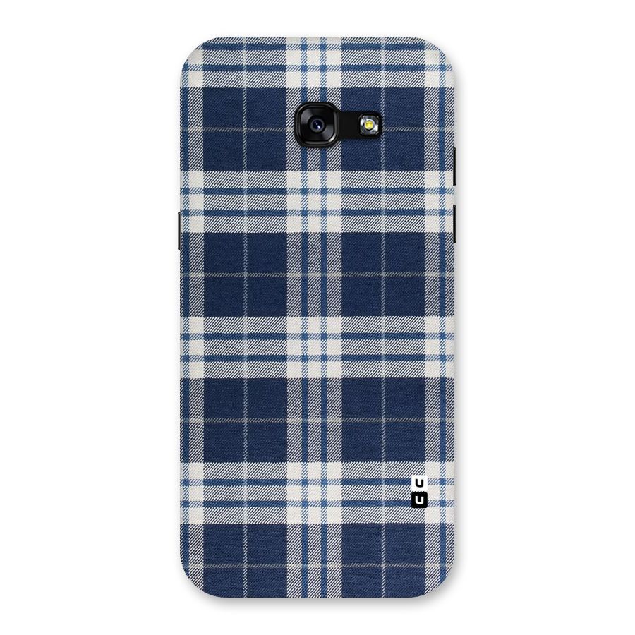 Blue White Check Back Case for Galaxy A5 2017
