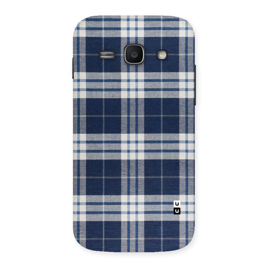 Blue White Check Back Case for Galaxy Ace 3