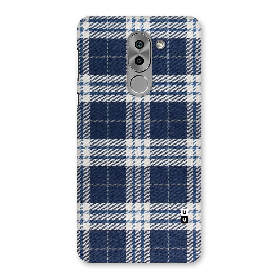 Blue White Check Back Case for Honor 6X