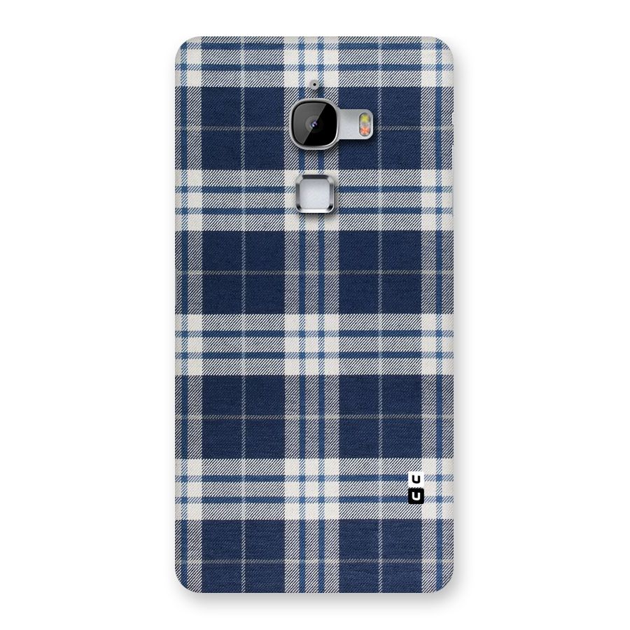 Blue White Check Back Case for LeTv Le Max
