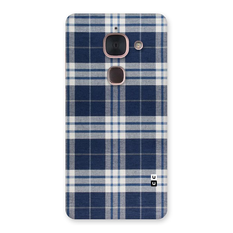 Blue White Check Back Case for Le Max 2