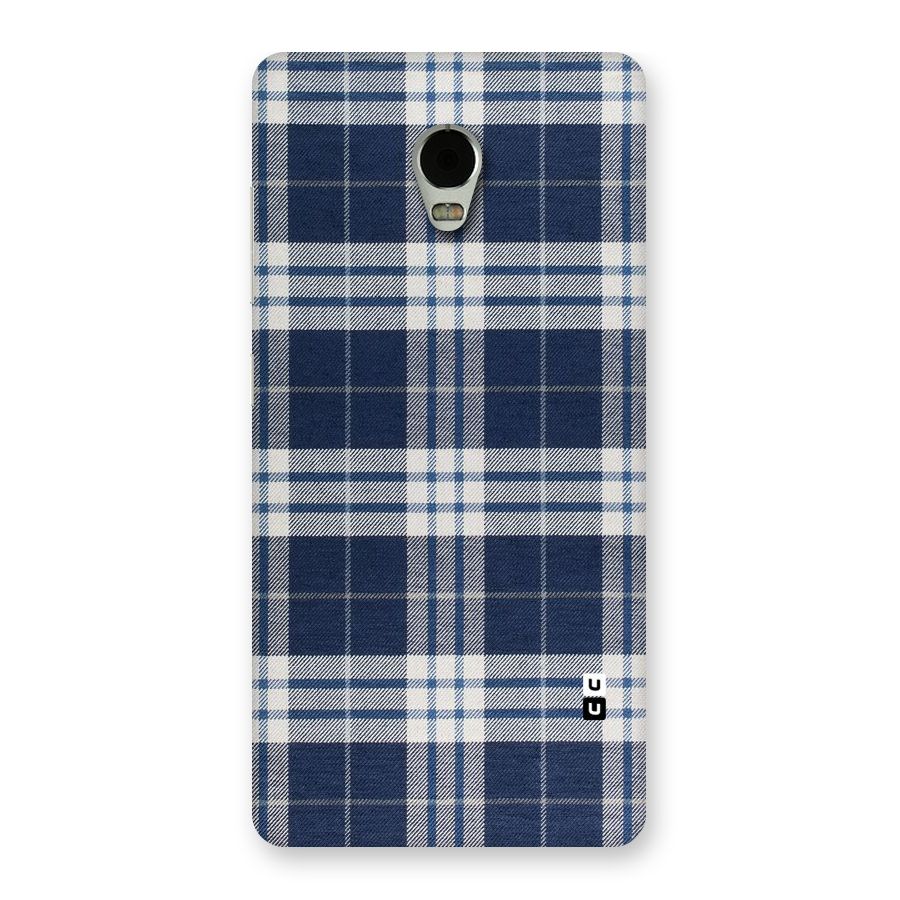 Blue White Check Back Case for Lenovo Vibe P1