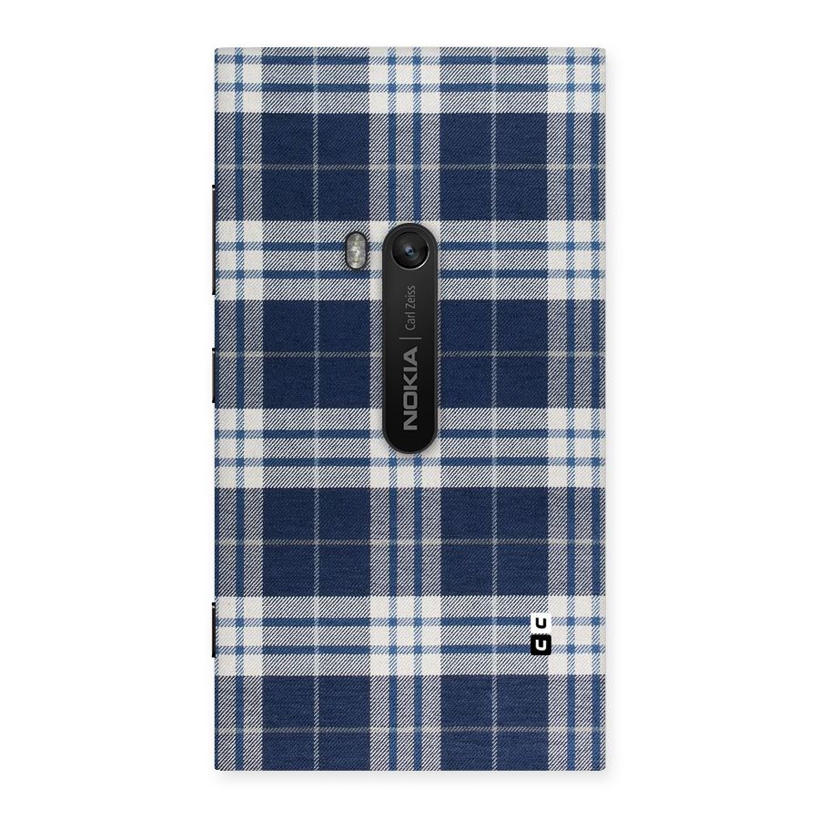Blue White Check Back Case for Lumia 920