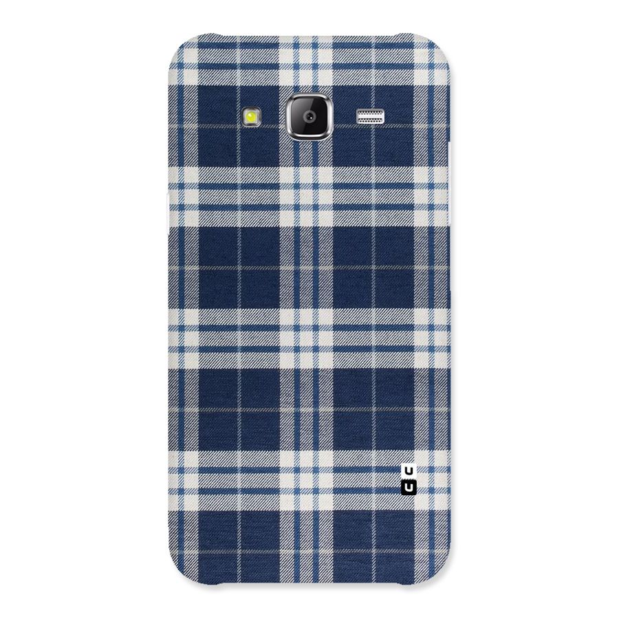 Blue White Check Back Case for Samsung Galaxy J2 Prime