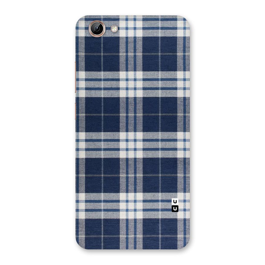 Blue White Check Back Case for Vivo Y71i