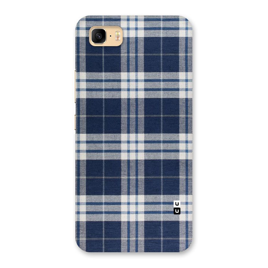 Blue White Check Back Case for Zenfone 3s Max