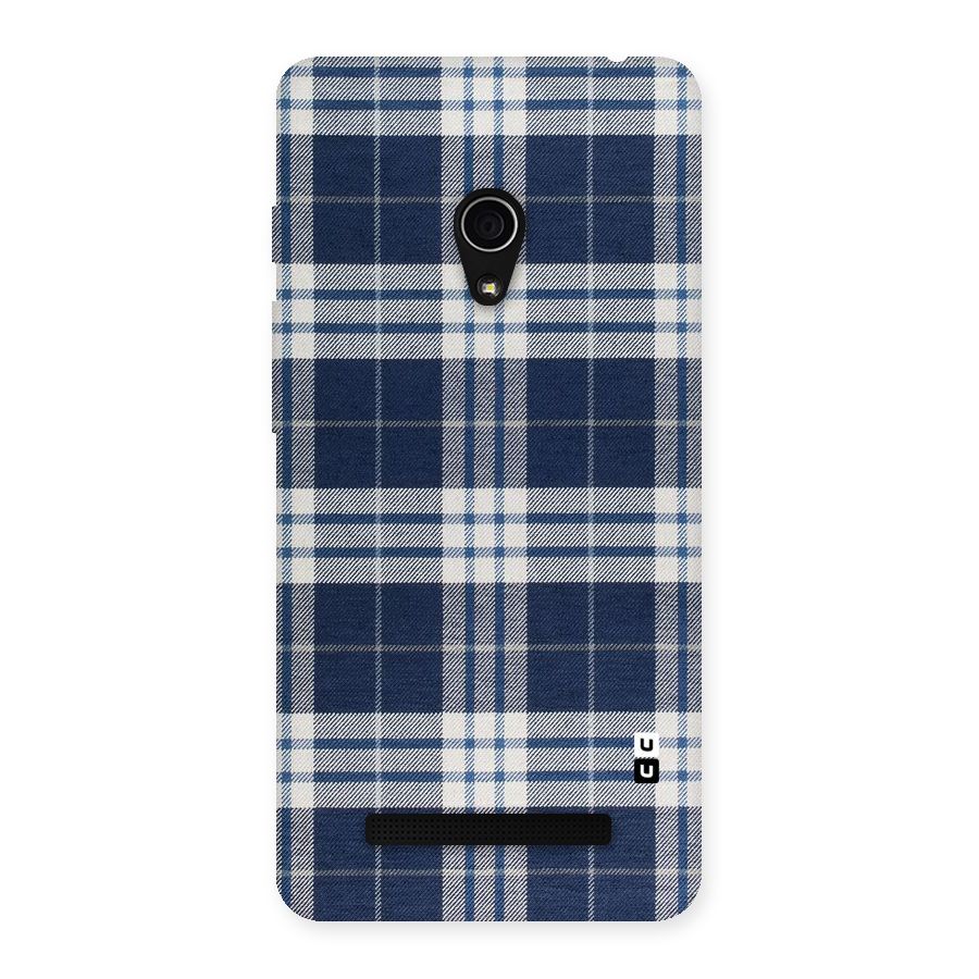 Blue White Check Back Case for Zenfone 5