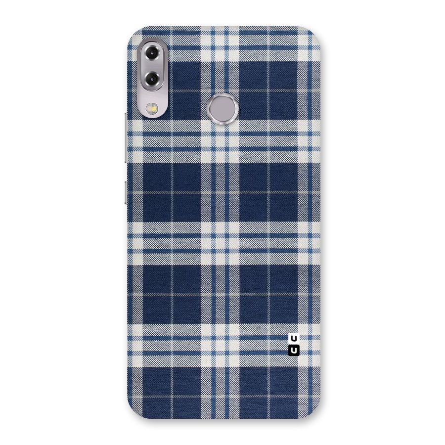 Blue White Check Back Case for Zenfone 5Z