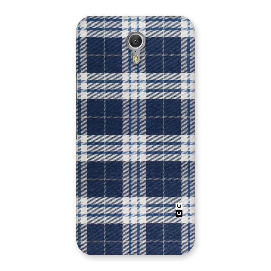 Blue White Check Back Case for Zuk Z1