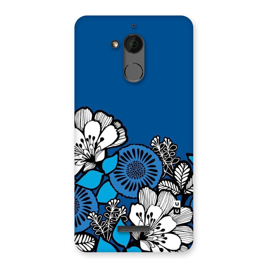 Blue White Flowers Back Case for Coolpad Note 5
