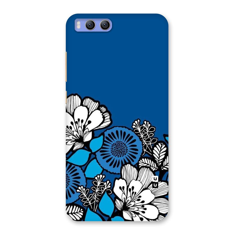 Blue White Flowers Back Case for Xiaomi Mi 6