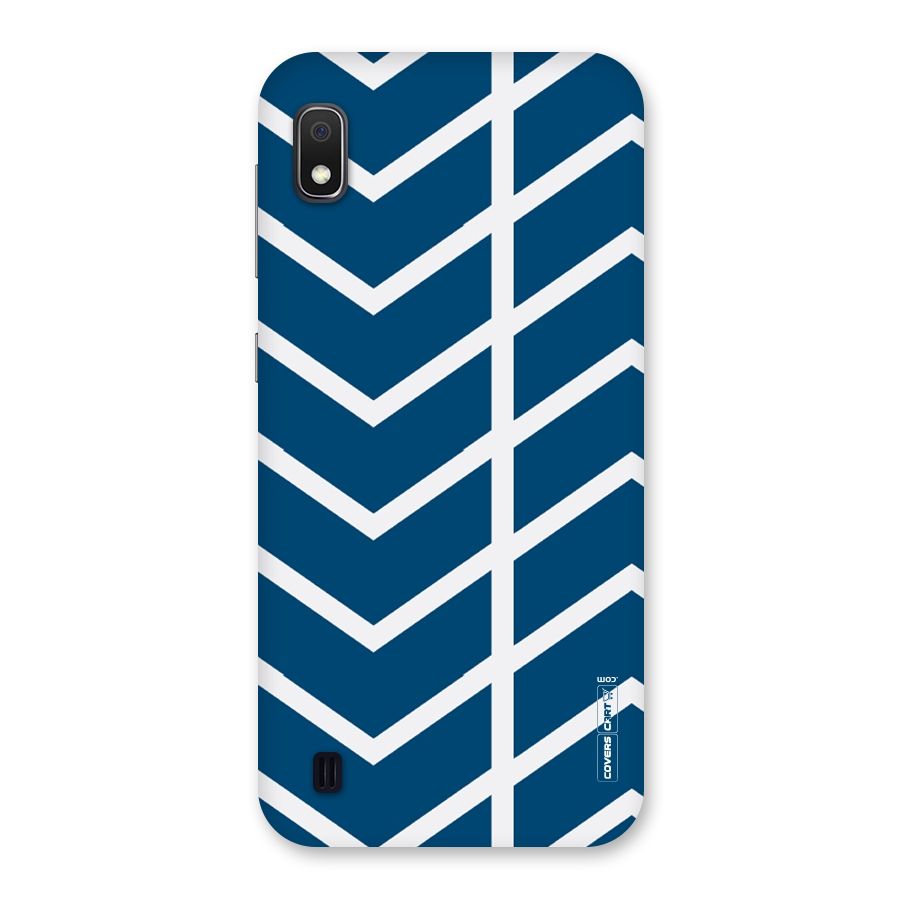 Blue White Pattern Back Case for Galaxy A10