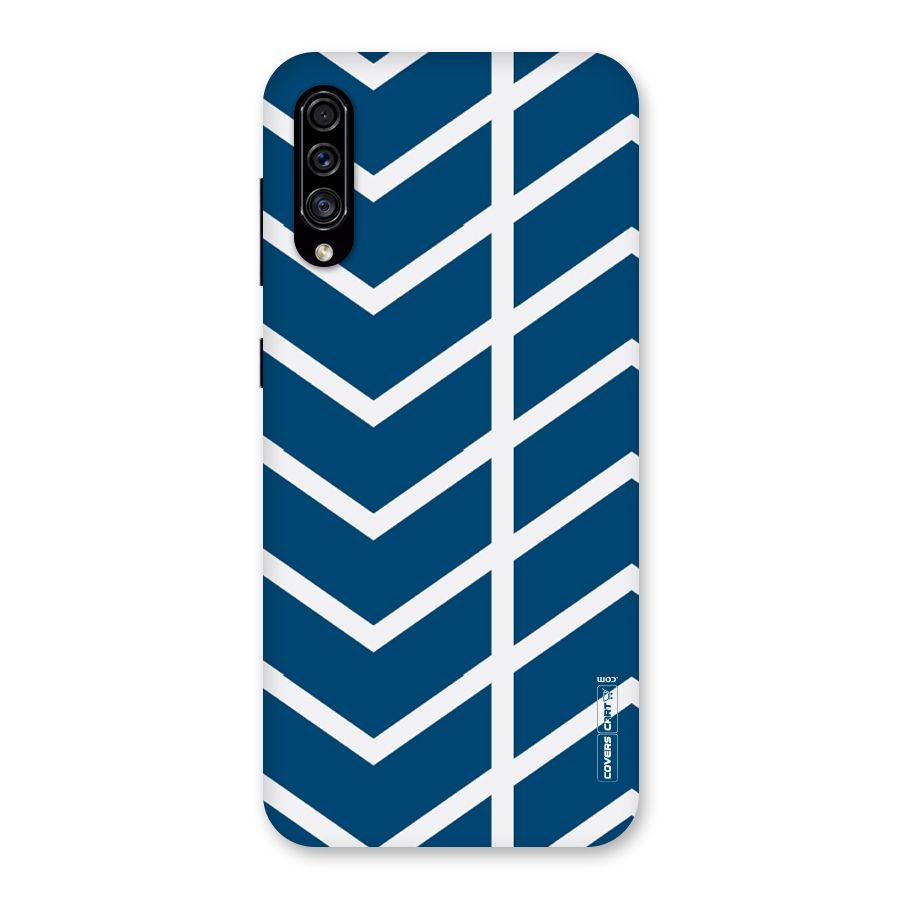 Blue White Pattern Back Case for Galaxy A30s