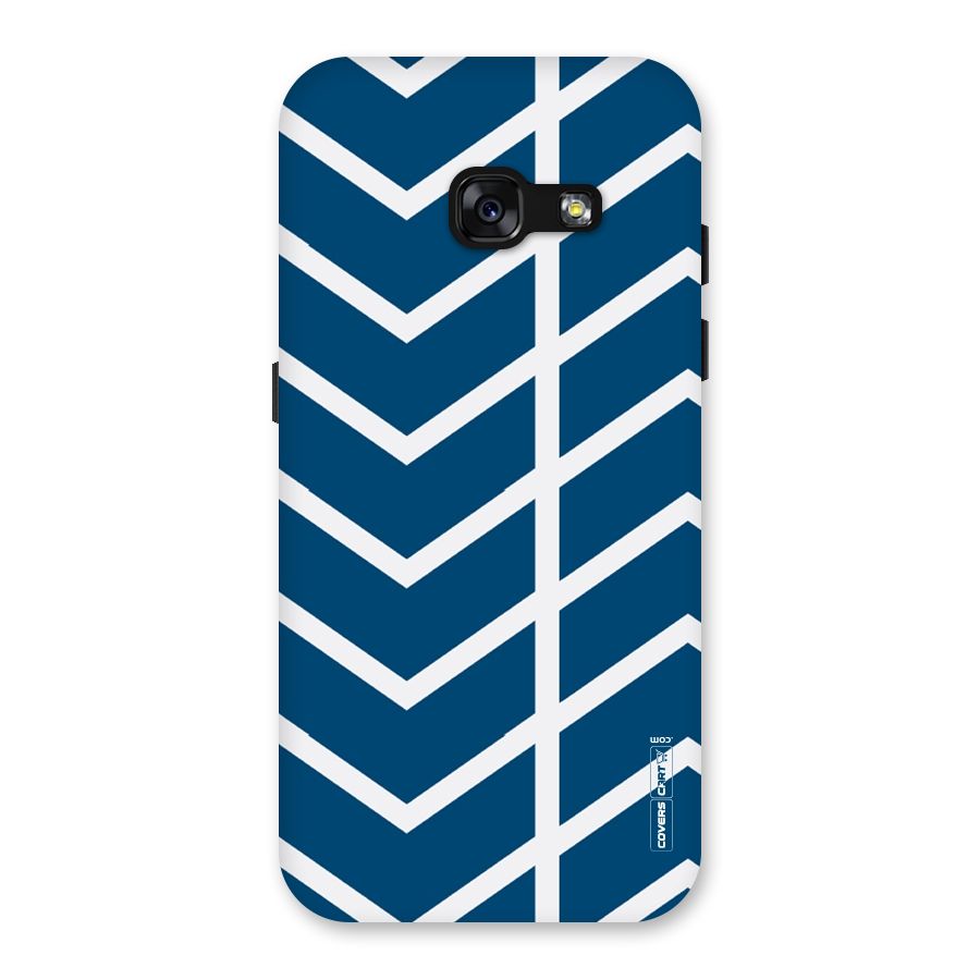 Blue White Pattern Back Case for Galaxy A3 (2017)