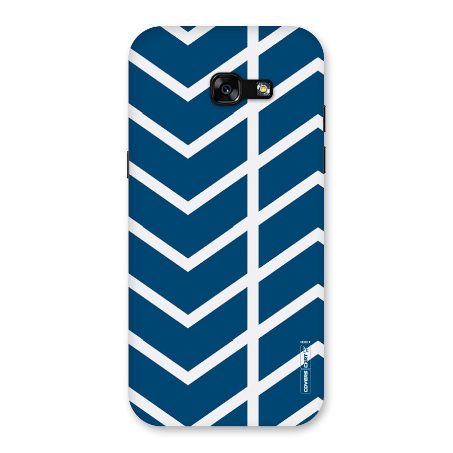 Blue White Pattern Back Case for Galaxy A5 2017