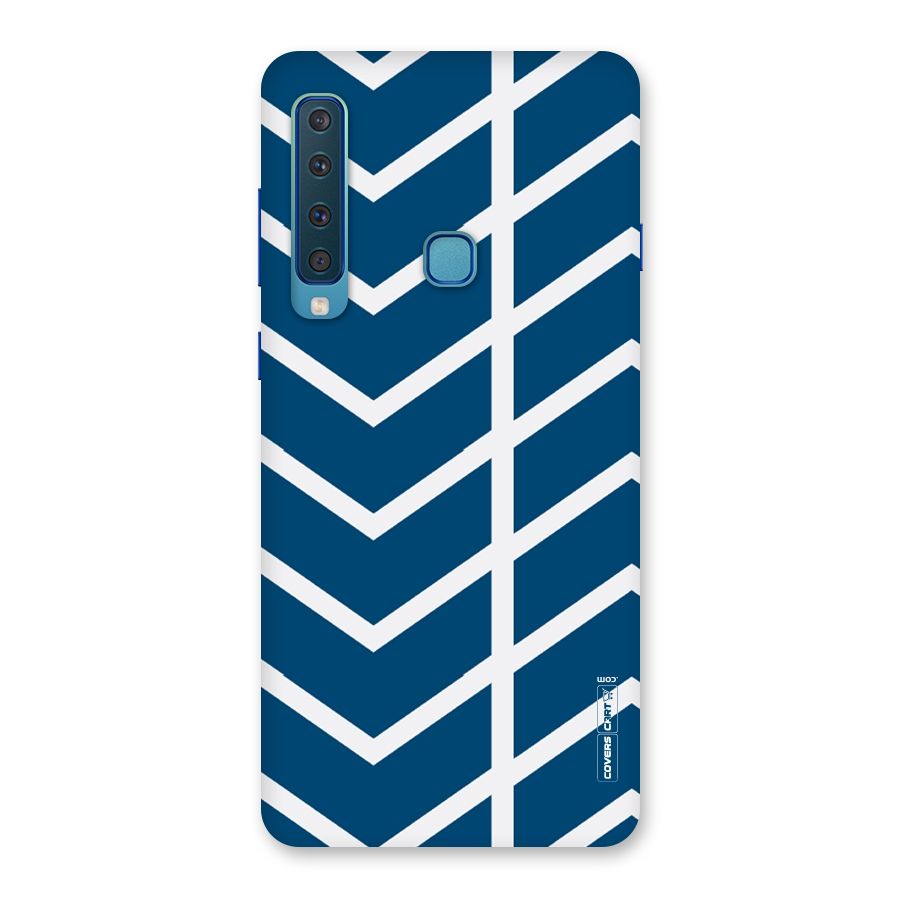 Blue White Pattern Back Case for Galaxy A9 (2018)