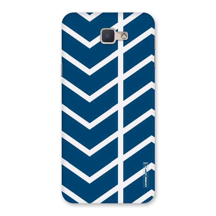 Blue White Pattern Back Case for Galaxy J5 Prime