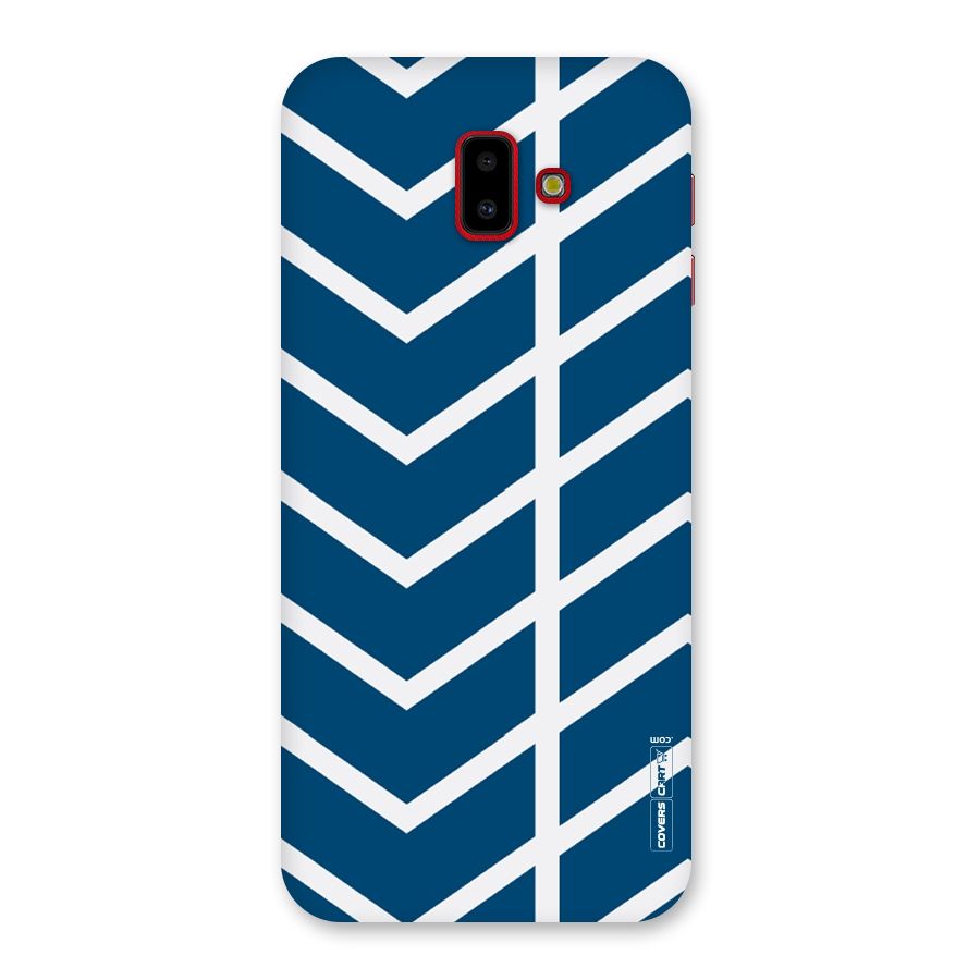 Blue White Pattern Back Case for Galaxy J6 Plus